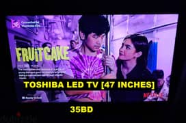 Rush Sale!!! Toshiba 47 Inches LED TV. . . . only 35bd.