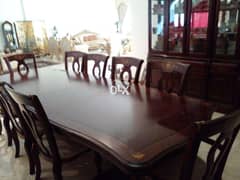 Dining Table for 10 persons plus matching crockery cabinet! 0