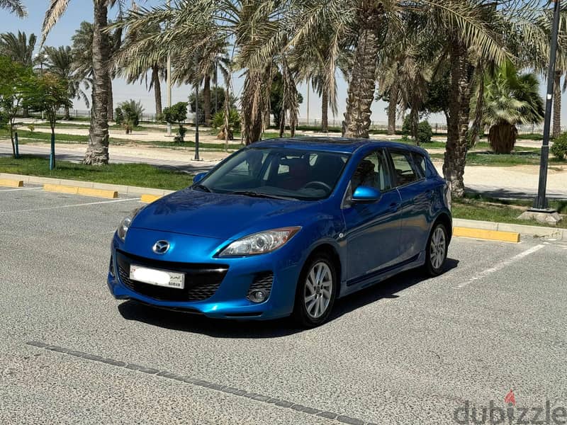 Mazda 3 2013 blue 1