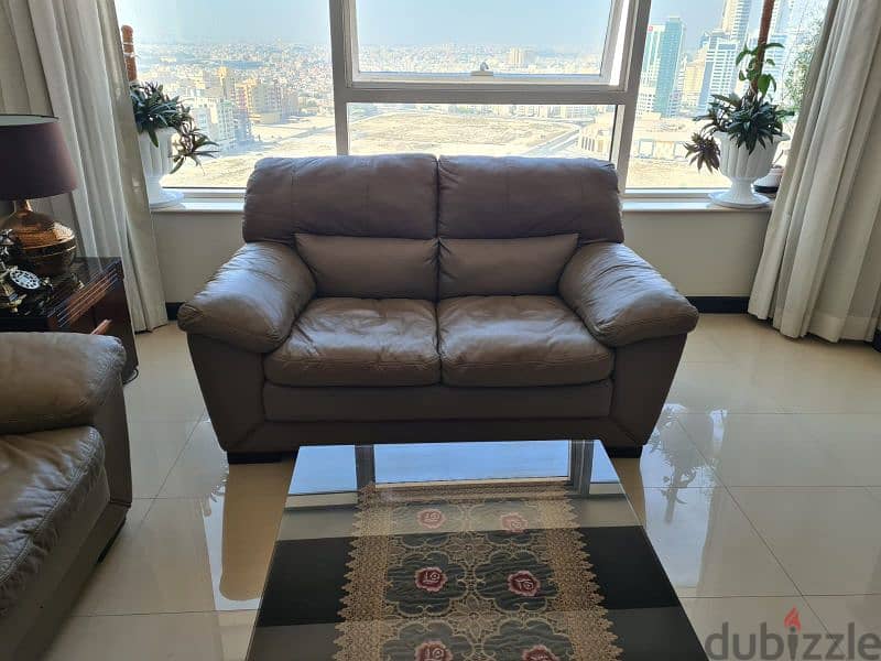 Leather Sofa Set 2