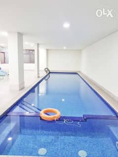 For rent furnished flat in Adliya swimming pool gym inclusive EWA 0