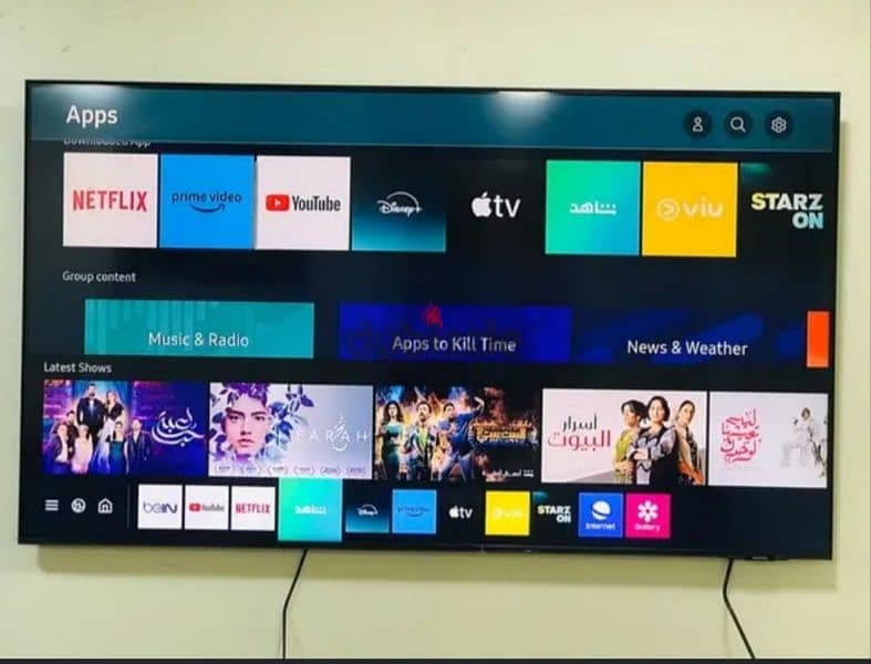 Samsung 65 inch 4k smart tv with smart voice command remote 0