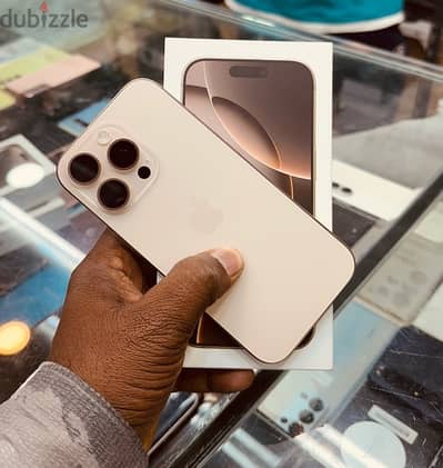 iPhone 16 pro Desert titanium 256 Gb only 10 minutes ues