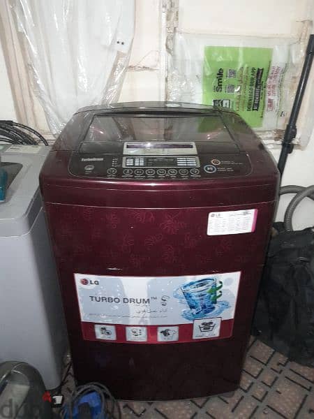 Lg washing machine 15 kg good condition good working with fixing 1