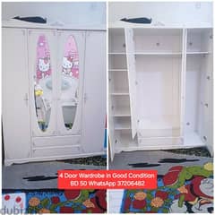 4 Door wardrobe and other items for sale with Delivery