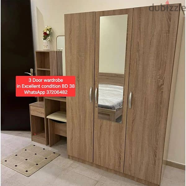 4 Door wardrobe and other items for sale with Delivery 5