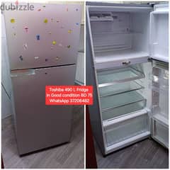 Toshiba 490 L Fridge and other items for sale with Delivery