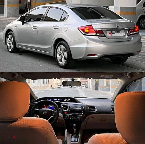 Honda Civic 1.8 model 2015 Bahrain Agency 4