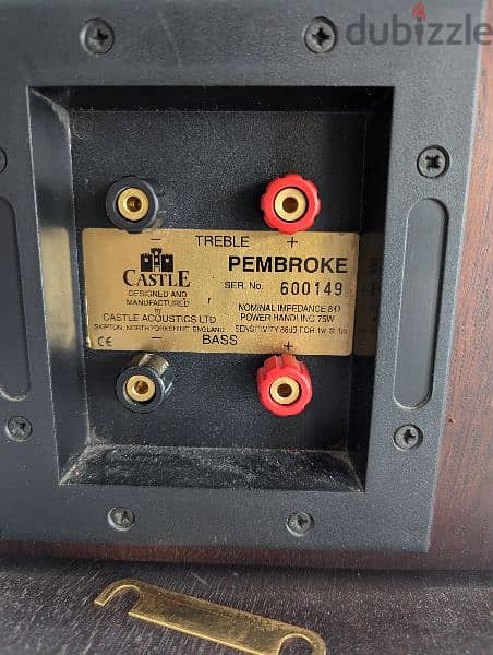 Castle Pembroke speakers in very good condition, for audiophiles 4