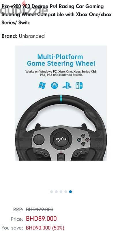 Gamaing Steering Wheel PXN V9 0