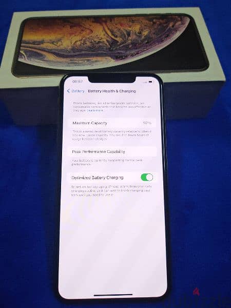 iPhone xs max 256gb battery 92 all original full new 1