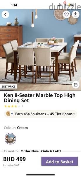 Marble Dinning Table 8 seaters 0