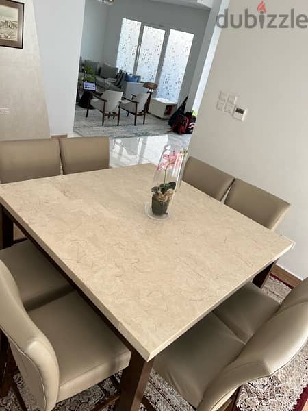 Marble Dinning Table 8 seaters 2