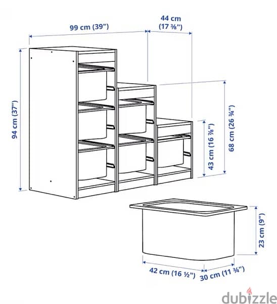 IKEA TROFAST STORAGE COMBINATION 1