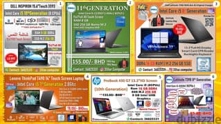 Special Offer Dell HP Lenovo Acer Fujitsu Laptops 8GB RAM 256GB SSD