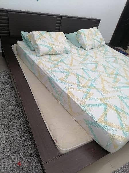 bed with mattress 2