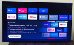 Sony Bravia 55” inch 4K UHD Google Tv Android os11 0