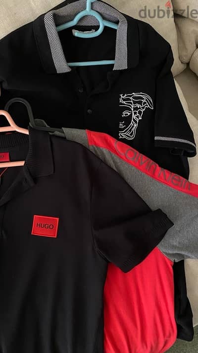 Original - Brand Polos for sale Large- HUGO BOSS - Armani - Tommy - CK