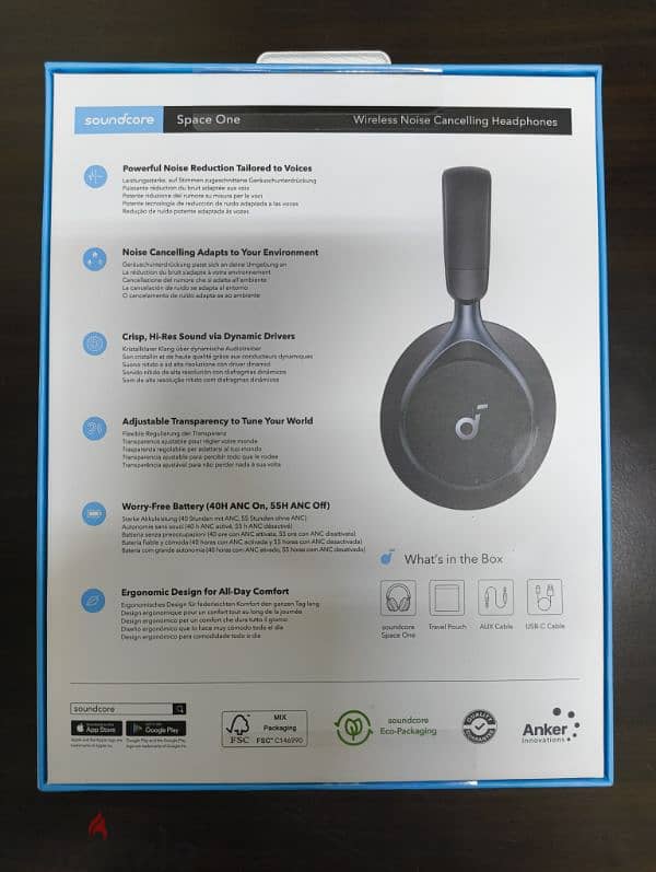 New Sealed Box Soundcore Bluetooth Headphones 1