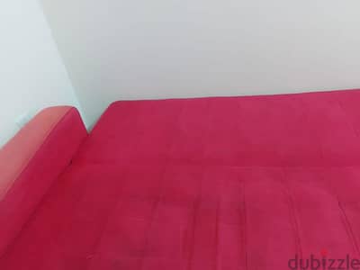 Bed cum sofa with carpet