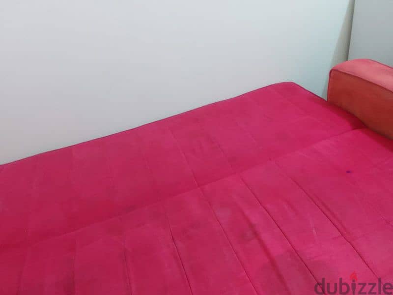 Bed cum sofa with carpet 1