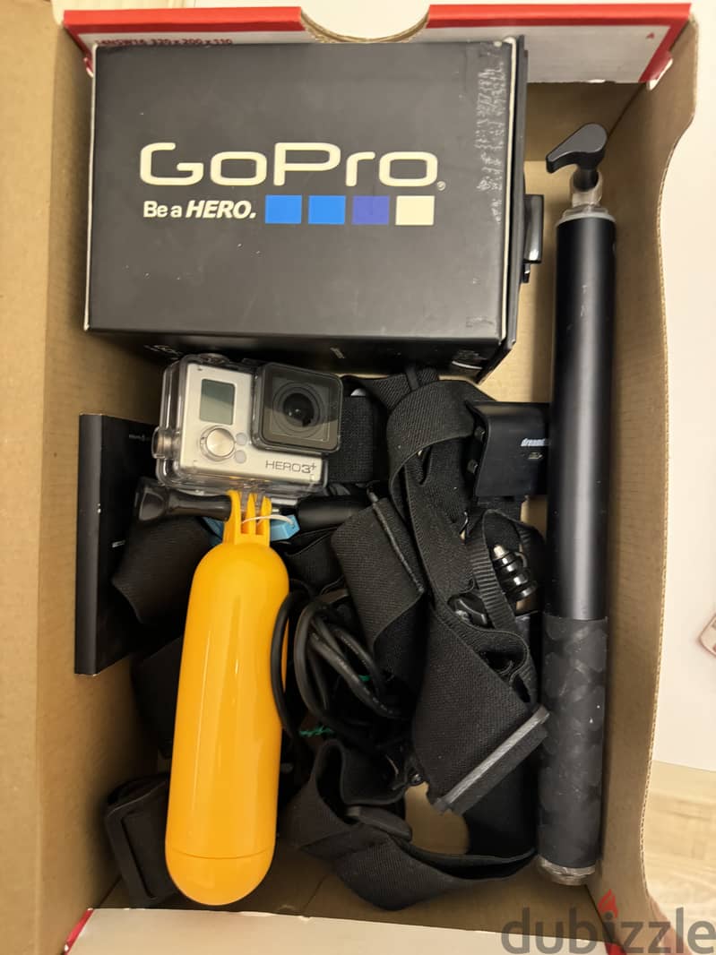 Go Pro Hero 3+ for sale with assorteed accessories. 1