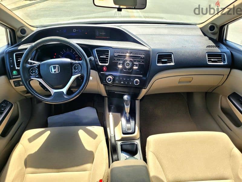 HONDA CIVIC MODEL 2013 SINGLE OWNER FULL COVER INSURANCE CAR FOR SALE 8