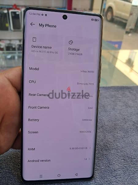 infinix note40 pro 5g for sell 2