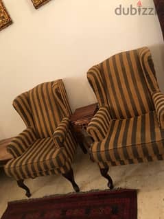 two armchairs