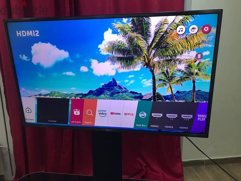 55” inch LG 4K UHD smart WebOS tv 1