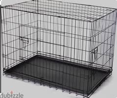 Cat cage with bed and feeding pot and full set 0