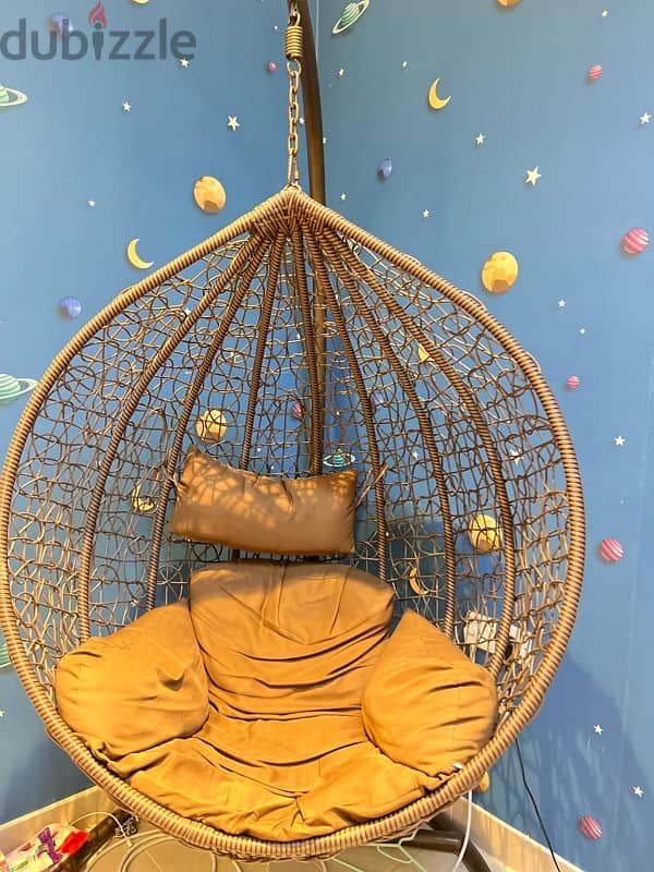 Hanging Egg Chair with Cushion 0