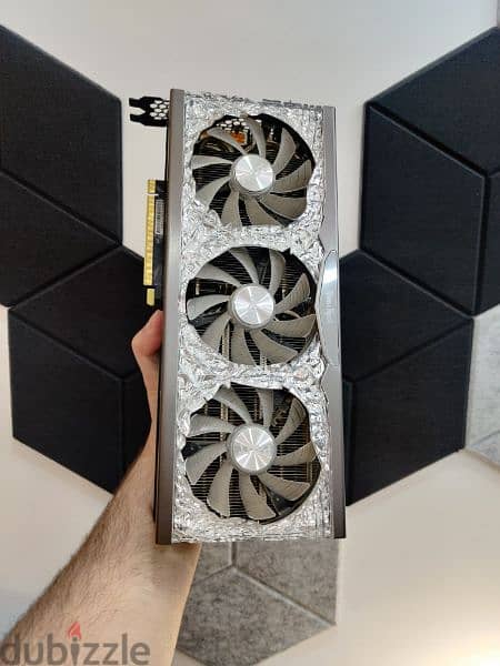 بيع كرت شاشة أبيض 3080 White 3080 graphics card for sale 1