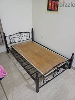 Single Bed with New Mattress and Queen Size Bed 0