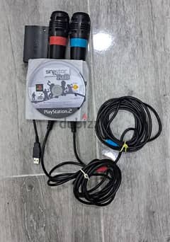 للبيع microphone singstar مع سيدي ps2 singstar R&B  اصلي 0