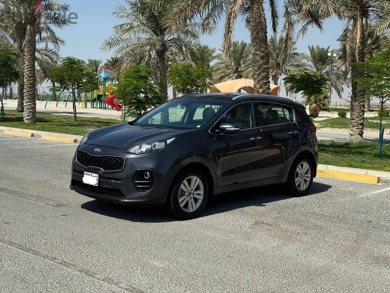 Kia Sportage 2016 grey 1