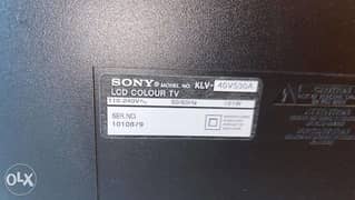 Sony 40 LCD TV 0