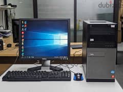 DELL Core i3 Computer Set 3.2 GHz 4GB RAM 320GB HDD Win 10 Pro Office