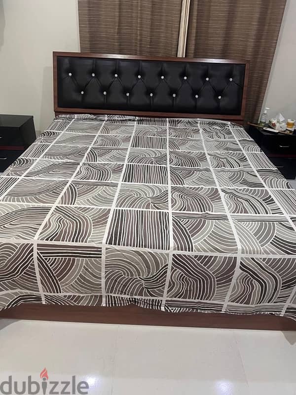 king-size cot and mattress for sale 1