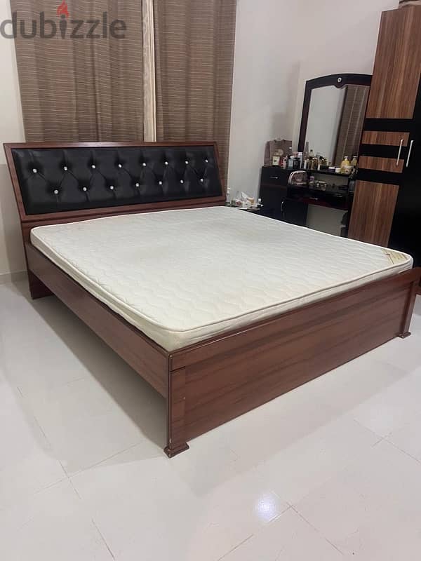 king-size cot and mattress for sale 4