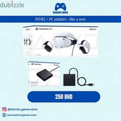 PSVR2 + PC adapter (like a new)