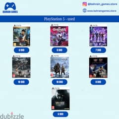 Playstation Games for sales (PS3 - PS4 - PS5) 0