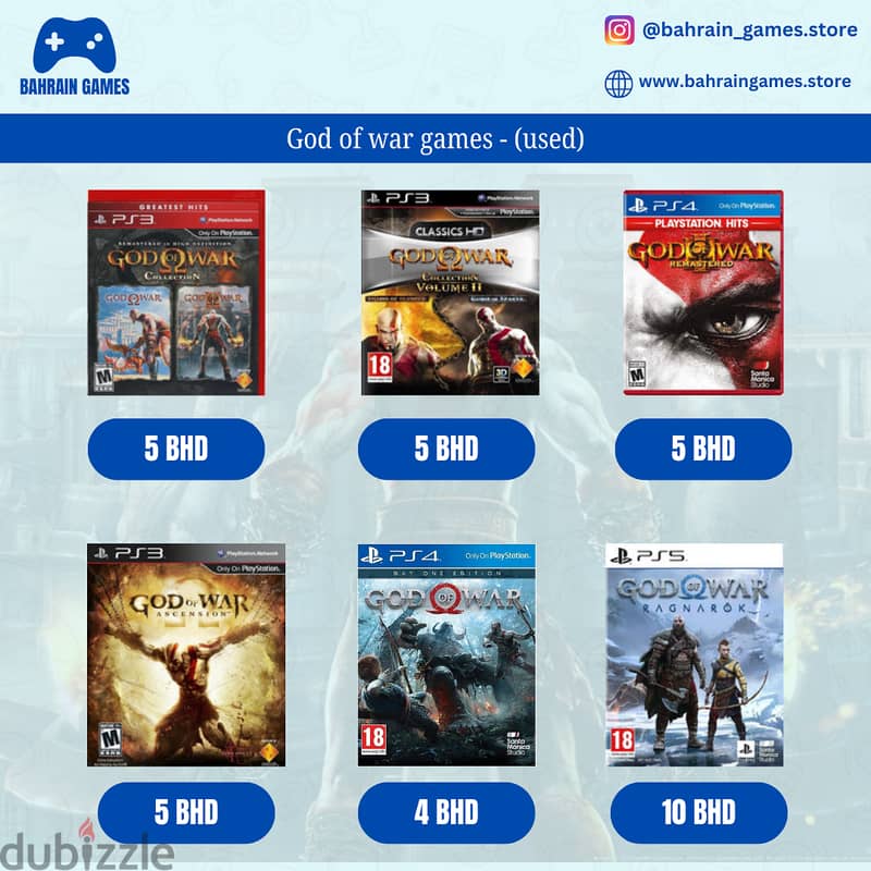 Playstation Games for sales (PS3 - PS4 - PS5) 4