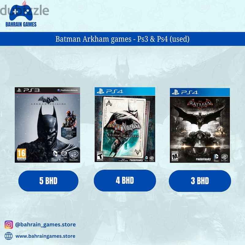 Playstation Games for sales (PS3 - PS4 - PS5) 5