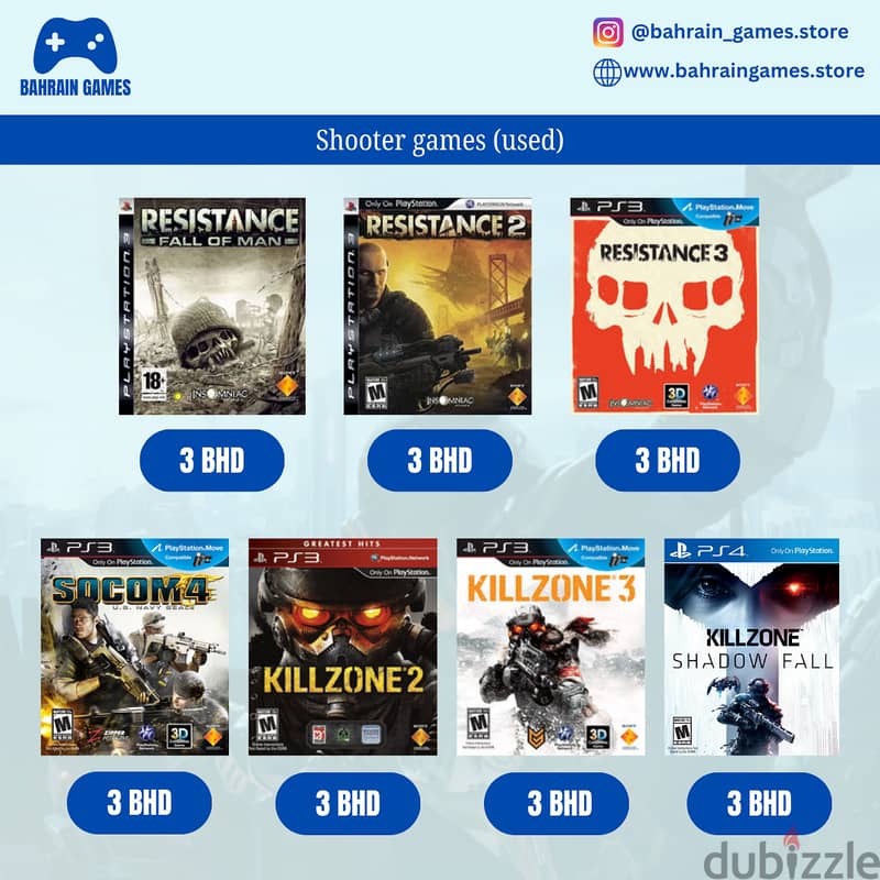 Playstation Games for sales (PS3 - PS4 - PS5) 8