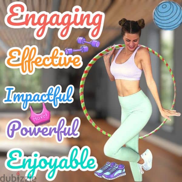 EXERCISE HULA HOOP WEIGHTED 2