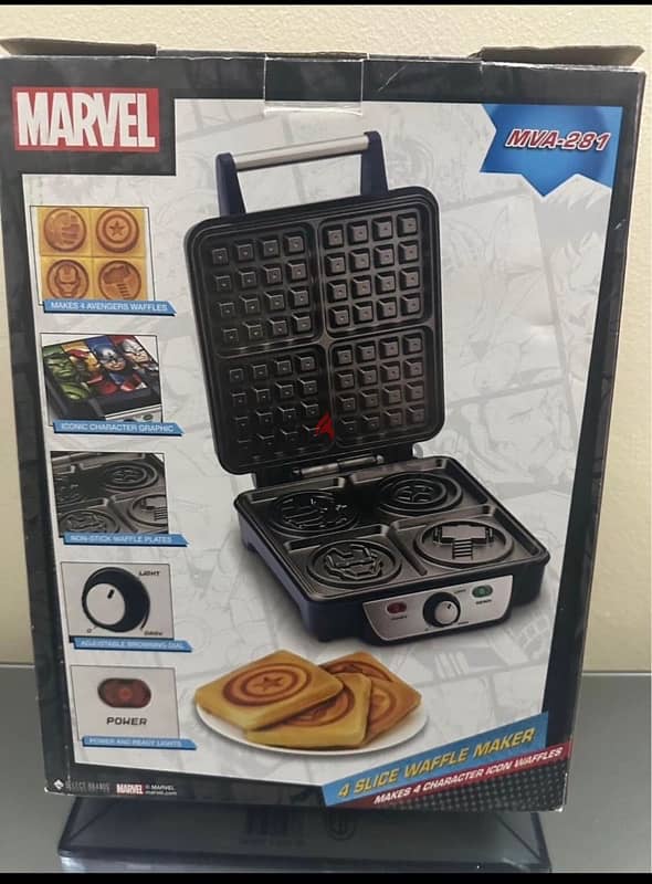 Avengers waffle maker 2