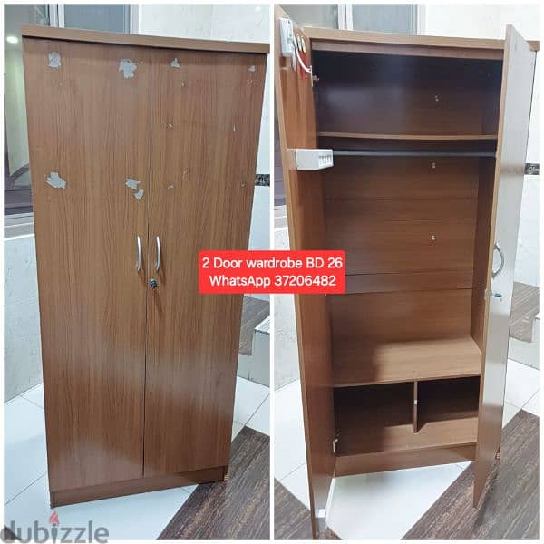 Wardrobe 2 Door and other items for sale with Deliveryy 1