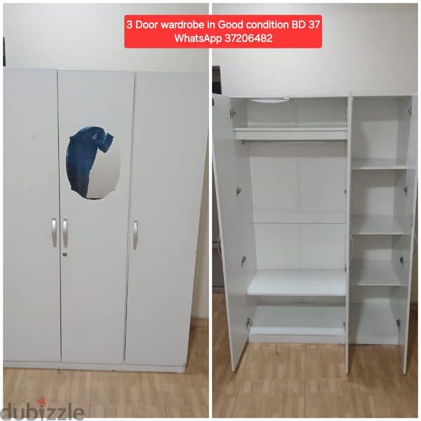 Wardrobe 2 Door and other items for sale with Deliveryy 8