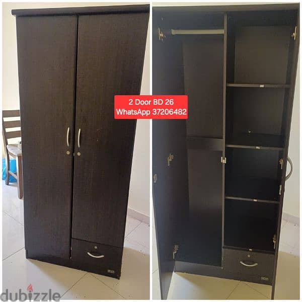 Wardrobe 2 Door and other items for sale with Deliveryy 13